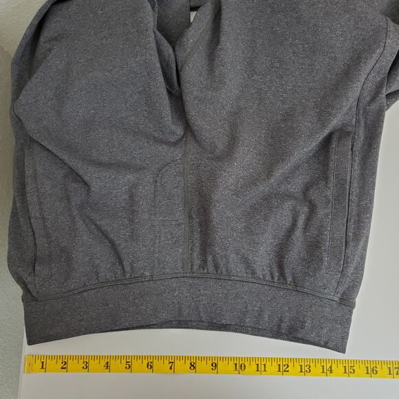 Lululemon Kung Fu Pant Mens Medium Regular Heathered Dark Slate Straight Leg 27" - Picture 6 of 9